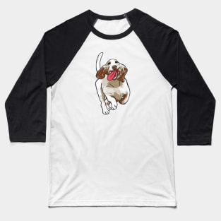 Basset Hound Dog Baseball T-Shirt